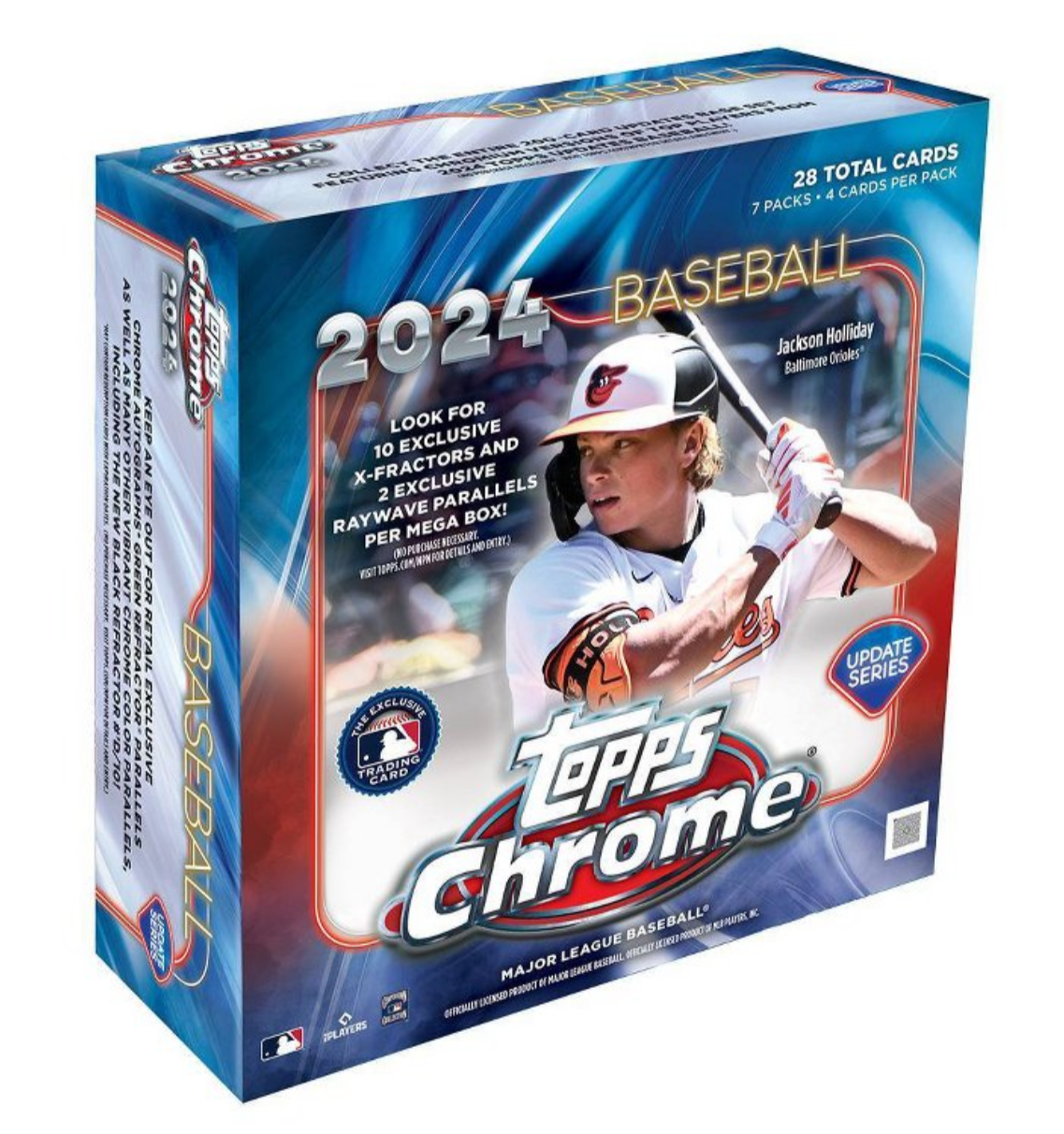 2024 Topps MLB Chrome Baseball Update Mega Box